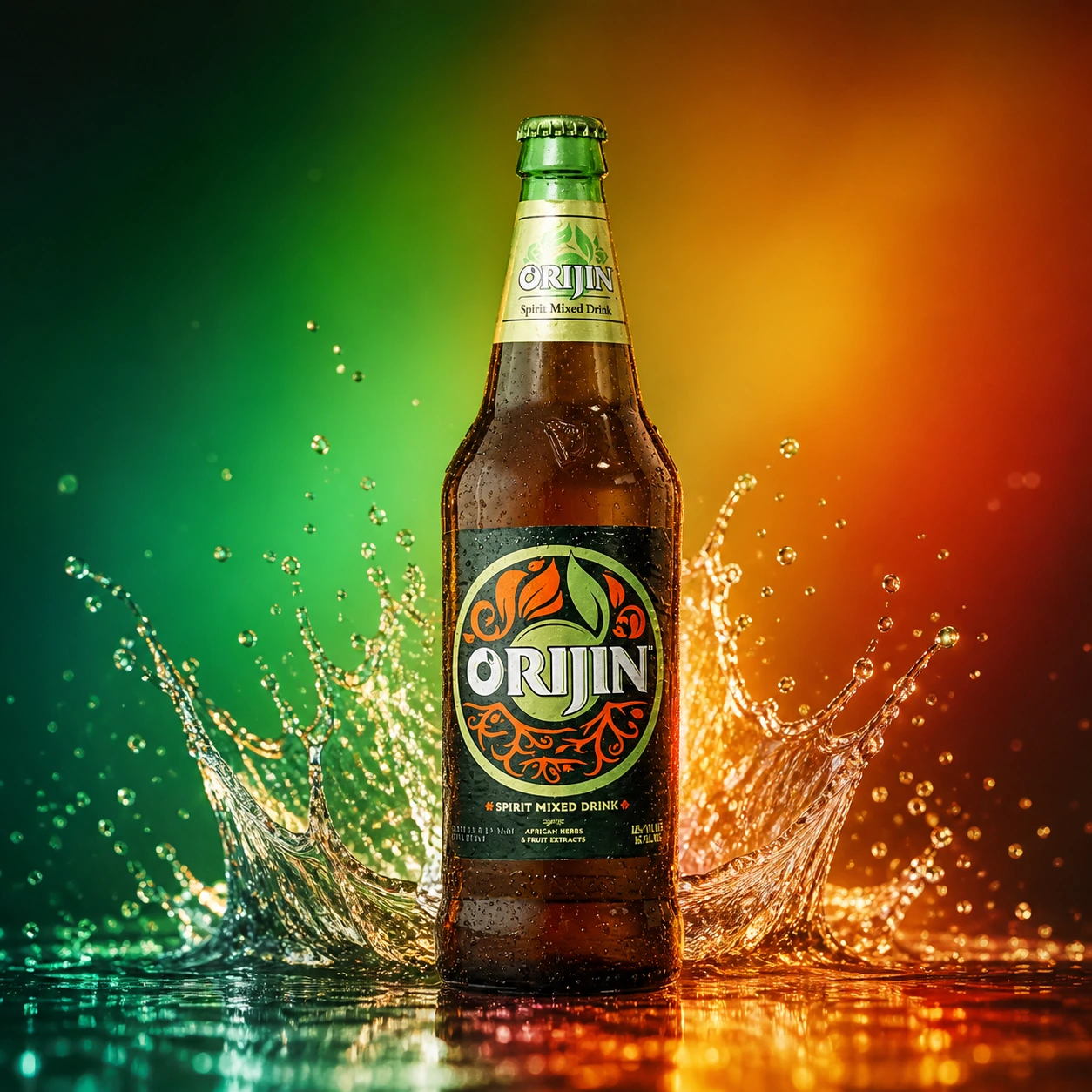Orijin bottle presentation