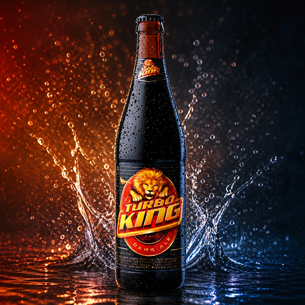 Turbo King bottle presentation